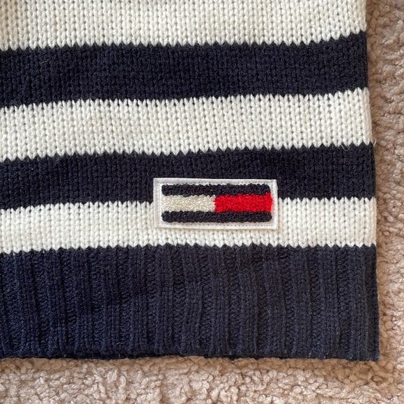 Tommy Jeans Striped Mock-Neck Sweater - Picture 2 of 6